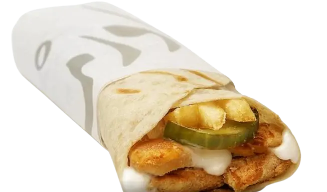 Al Baik Shawarma With Garlic Sauce - Regular